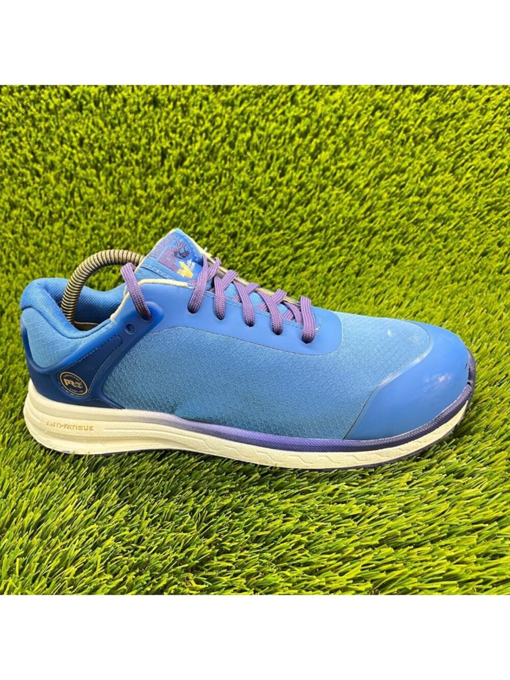 Timberland Pro 455 Womens Size 9 Blue Composite Toe Safety Shoes Sneakers